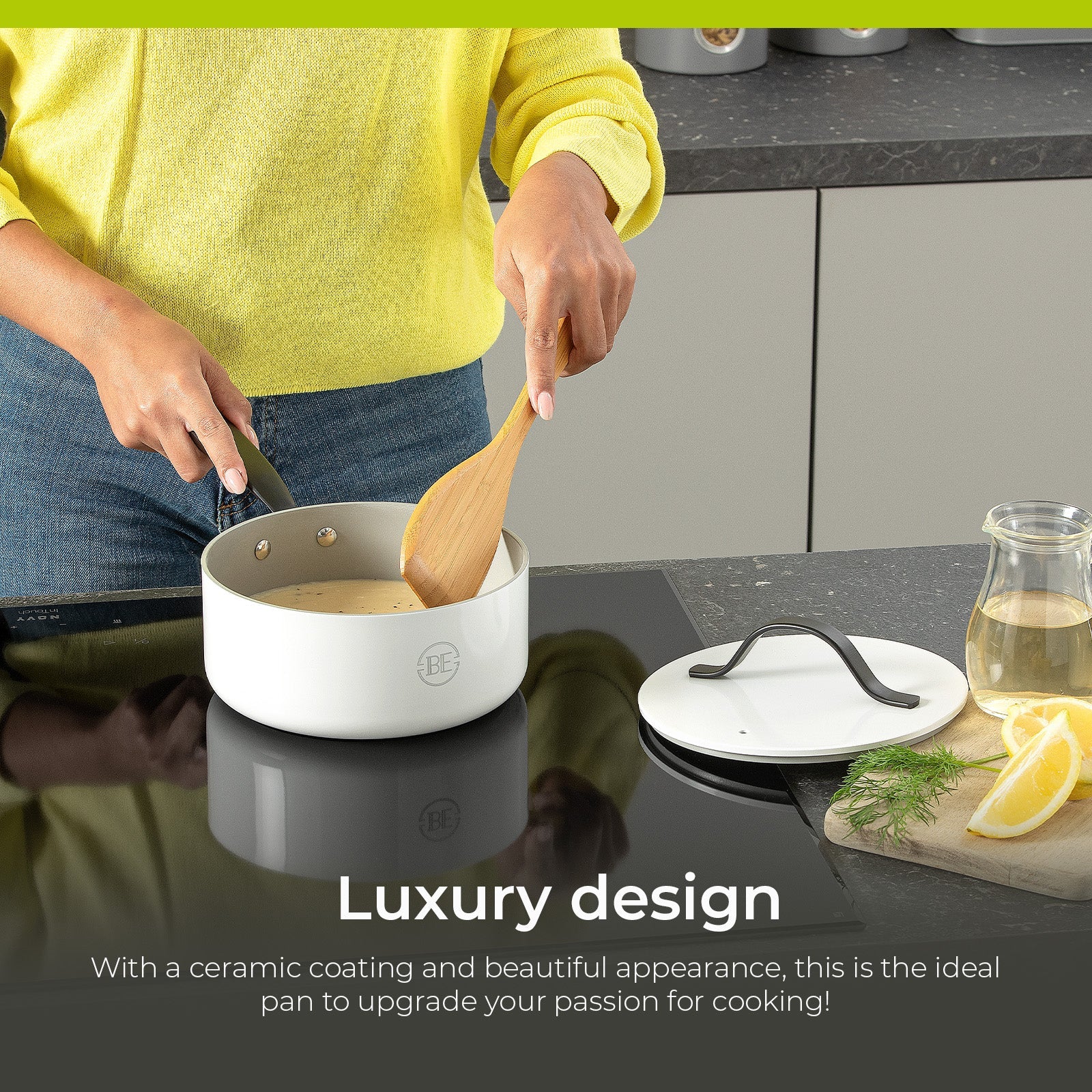 BE | LIVING Essential Series Saucepan with Lid - Ø 18cm