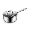 BE | LIVING CIRCLAD Series 2-Quart Hybrid Nonstick Saucepan with Lid 7”