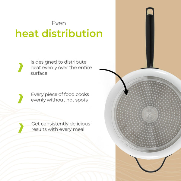 BE | LIVING Essential Series Sauté Pan with Lid - Ø 28cm