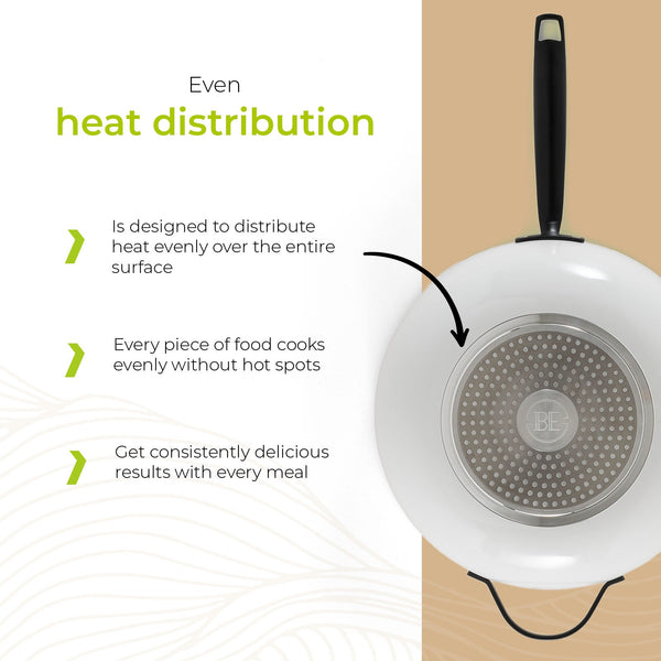 BE | LIVING Essential Series Wok with Lid - Ø 30 cm