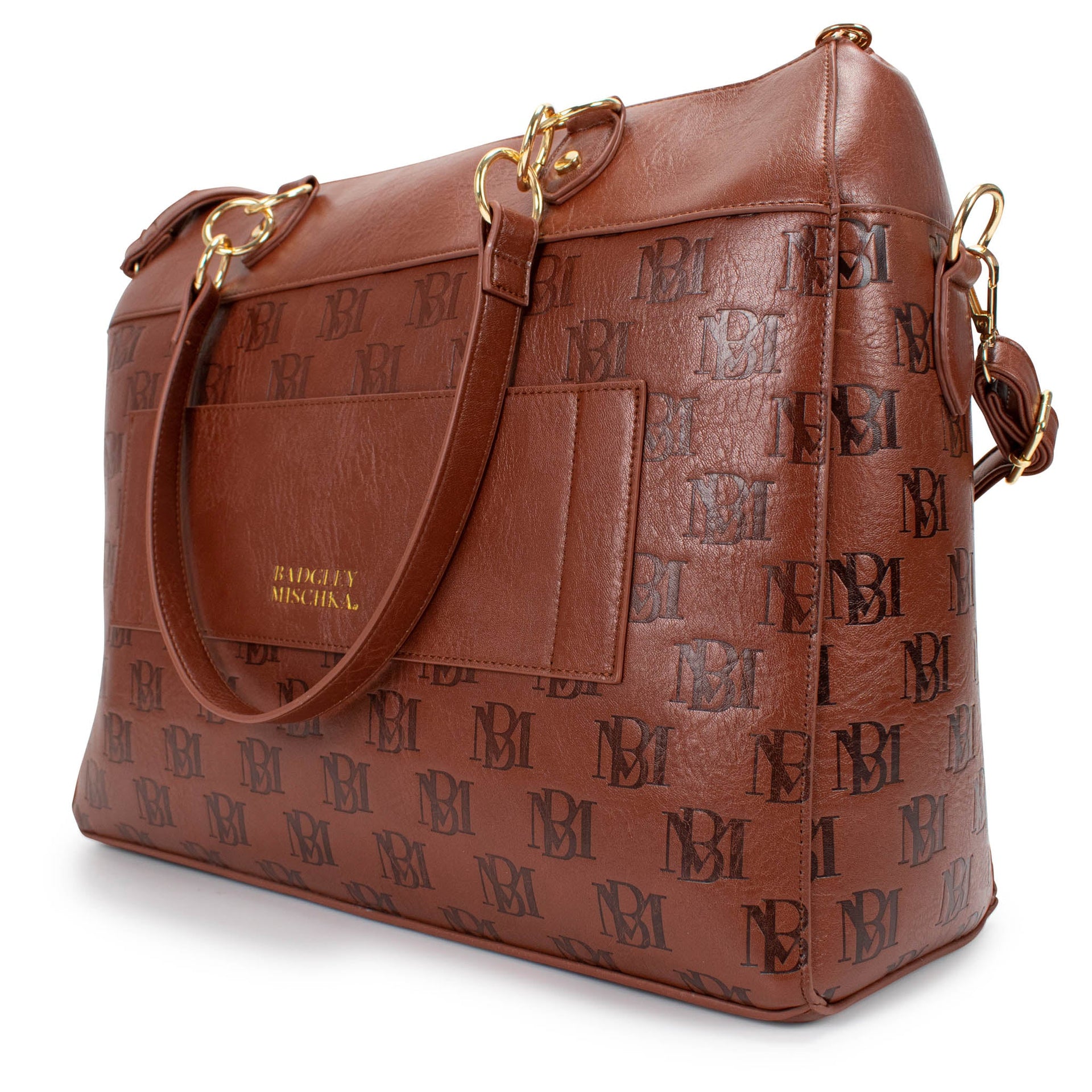 Madalyn Vegan Leather Weekender Tote Bag