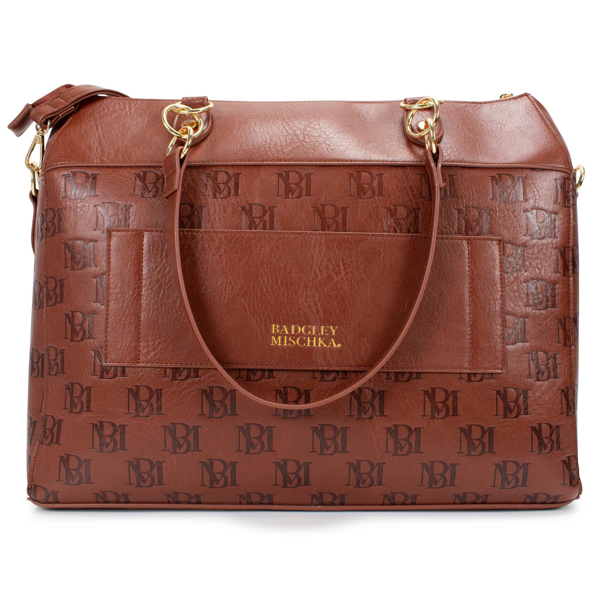 Madalyn Vegan Leather Weekender Tote Bag