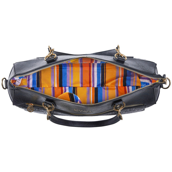 Madalyn Vegan Leather Weekender Tote Bag