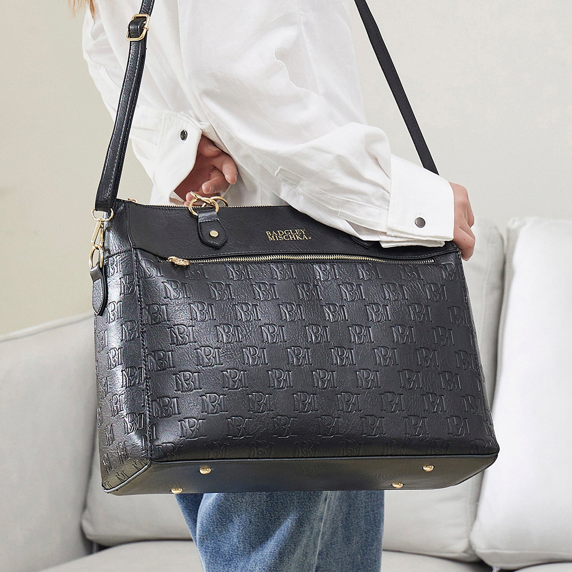 Madalyn Vegan Leather Weekender Tote Bag