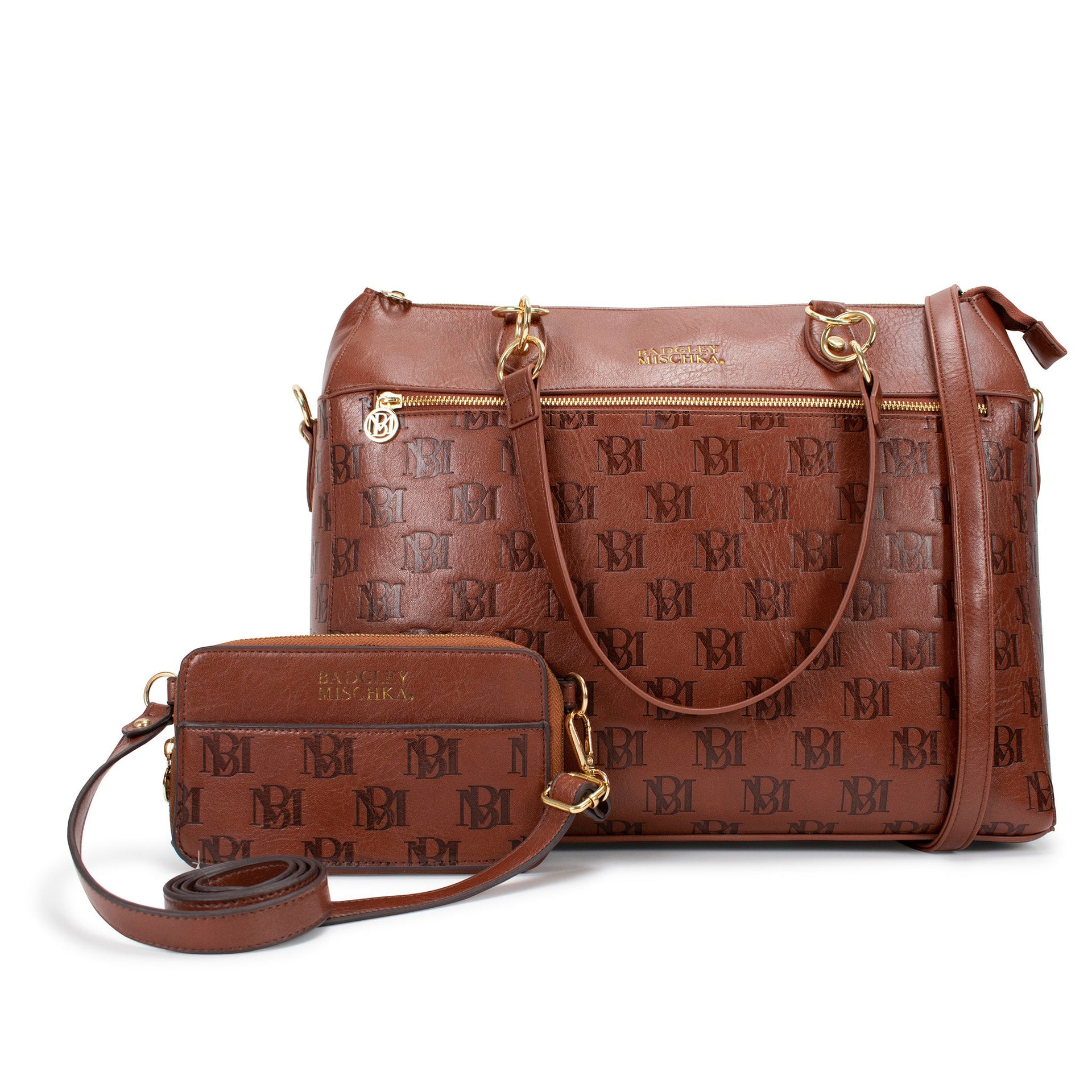 Madalyn Vegan Leather Weekender Tote Bag