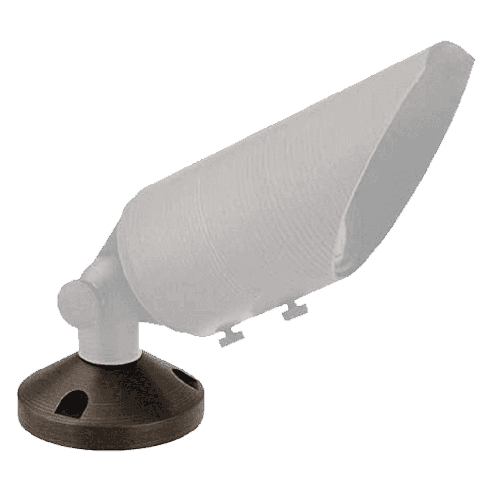BP1 Brass Surface Mount Round Bracket for Landscape Lighting Fixture