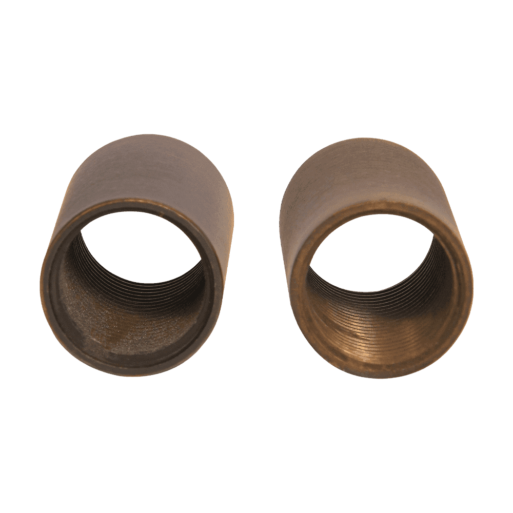 BR2 - Brass Coupling for Post/Path Light Fixtures Extension Accessories