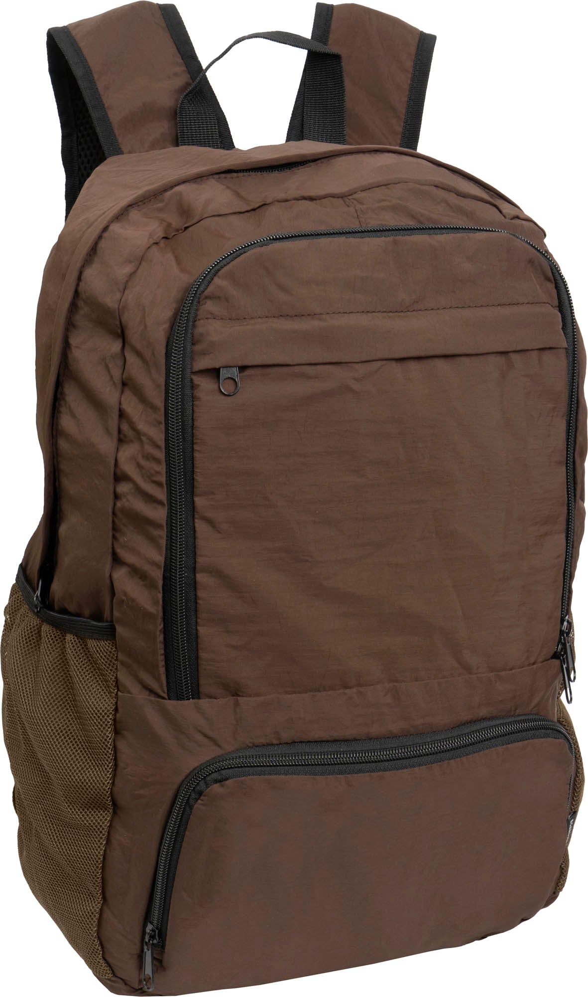 Boarding Pass Recycled Foldable & Packable Pouch Multi Compartment Backpack