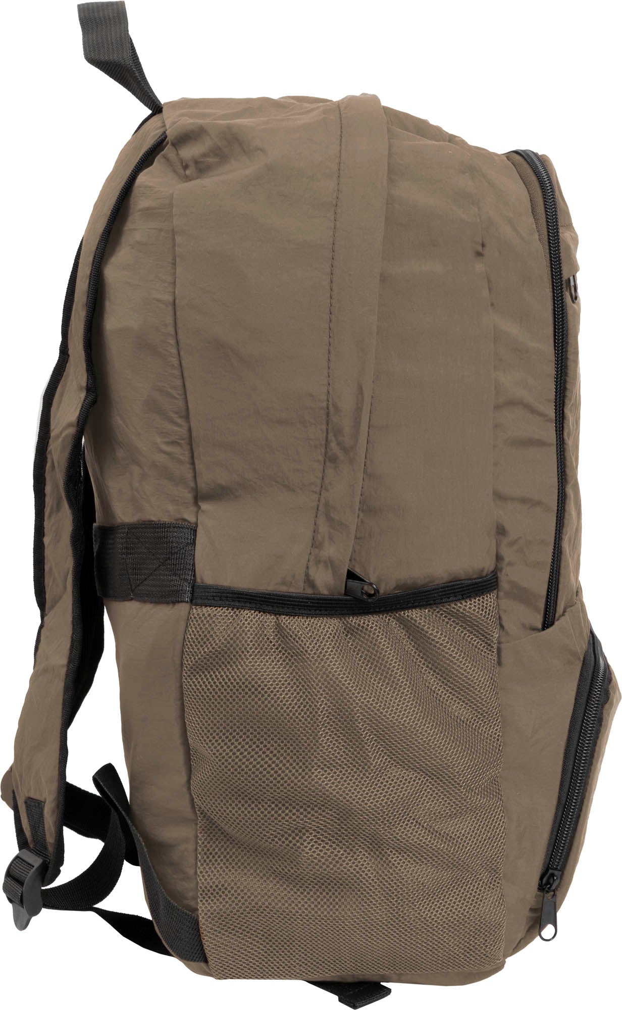 Boarding Pass Recycled Foldable & Packable Pouch Multi Compartment Backpack