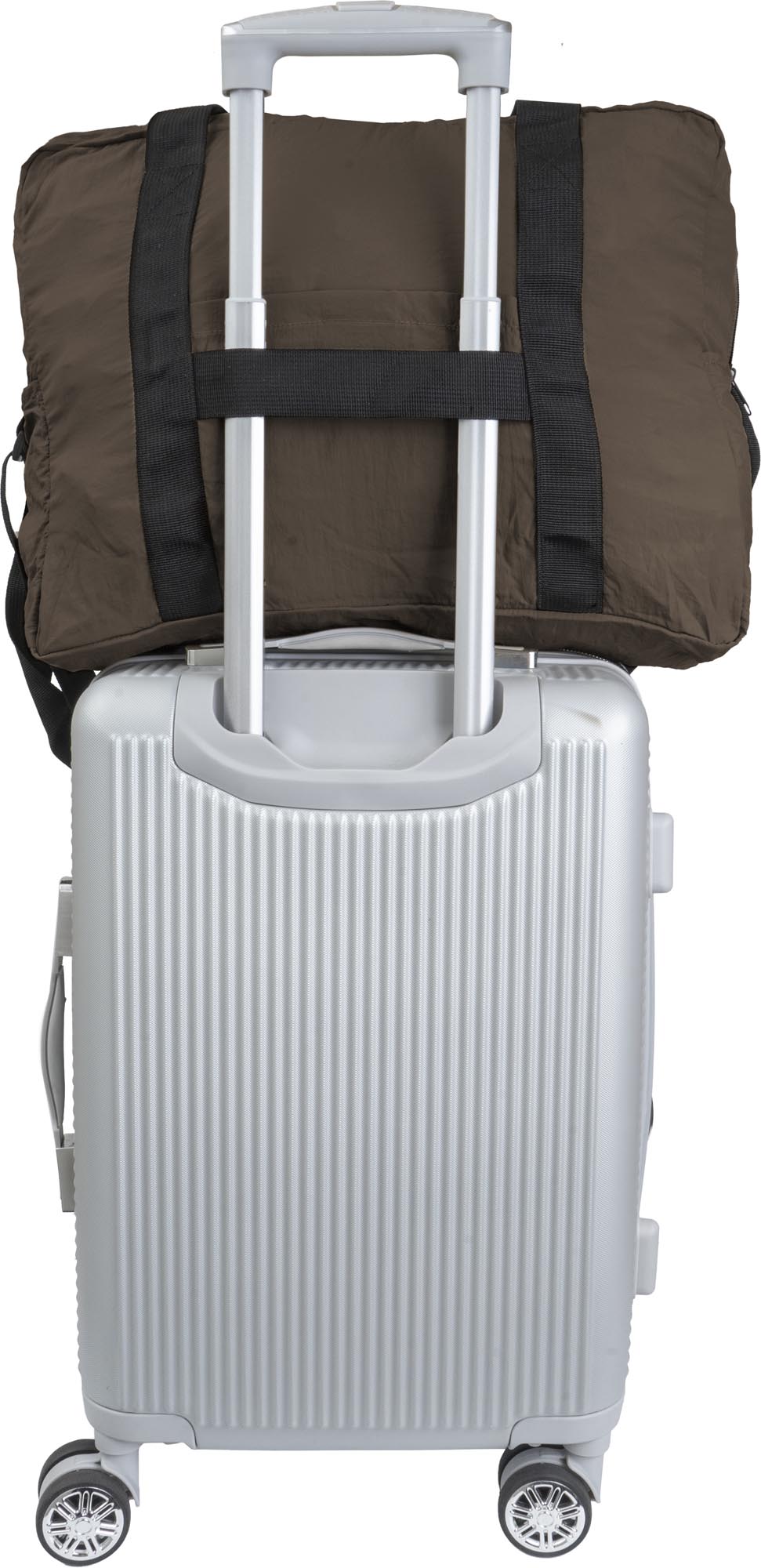 Boarding Pass Recycled Foldable & Packable Pouch Duffel Travel Bag