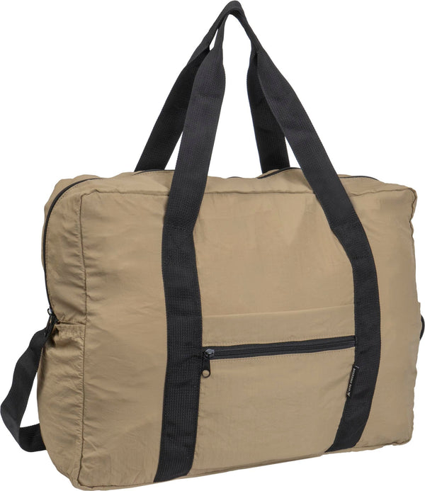 Boarding Pass Recycled Foldable & Packable Pouch Duffel Travel Bag