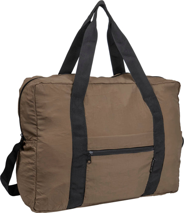 Boarding Pass Recycled Foldable & Packable Pouch Duffel Travel Bag