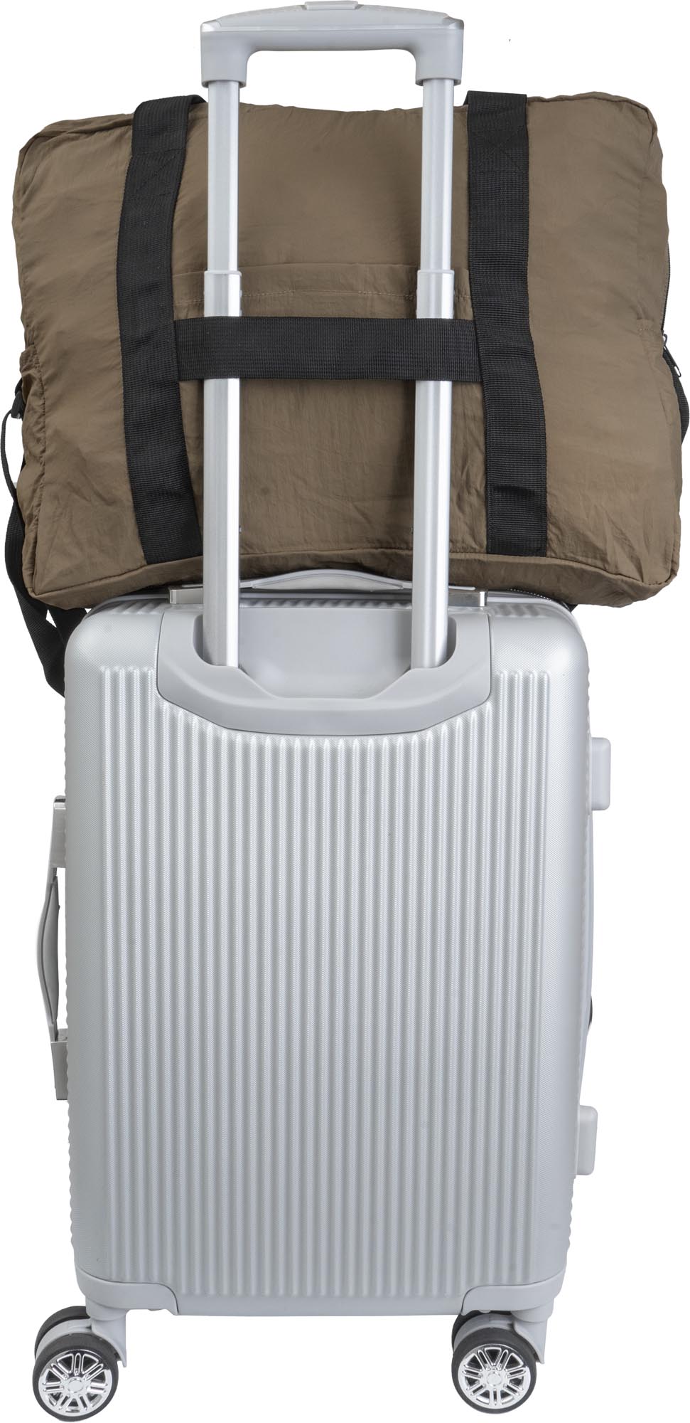 Boarding Pass Recycled Foldable & Packable Pouch Duffel Travel Bag