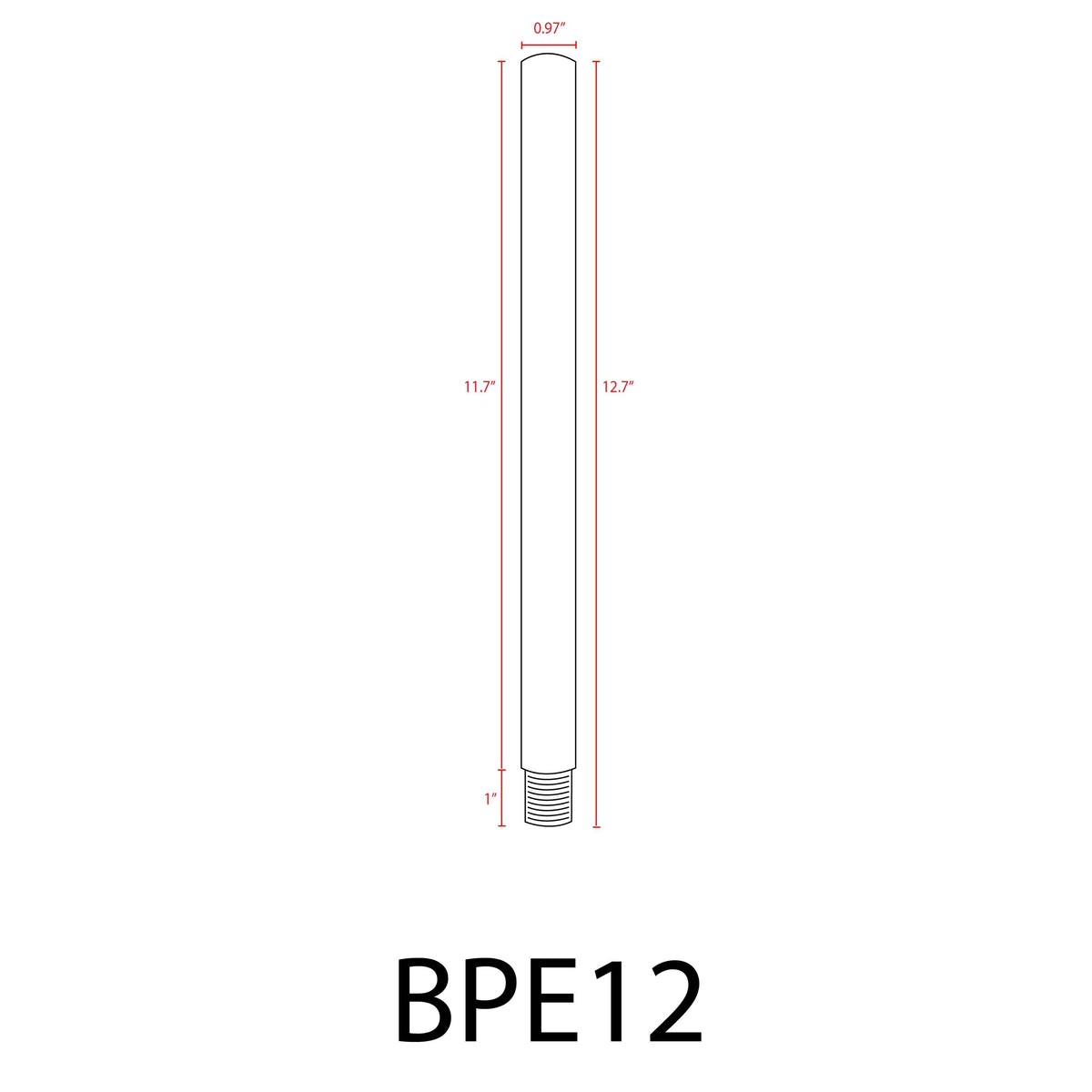 BPE - Brass Post Extension 6