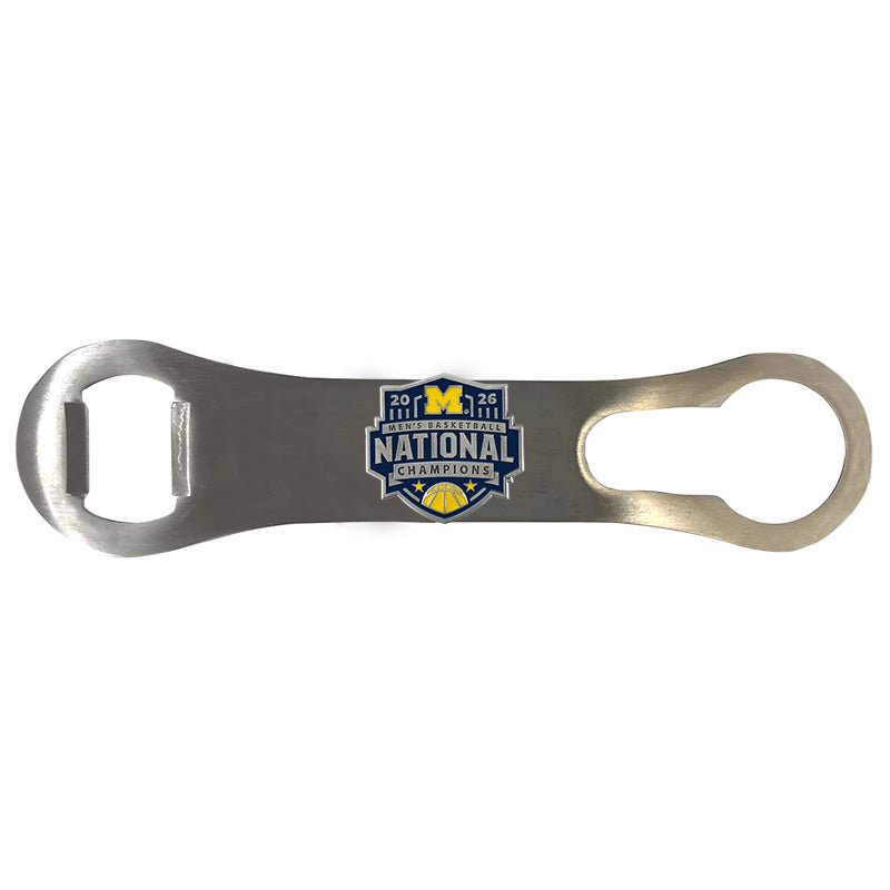 2026 Michigan Basketball Championship Bottle Opener