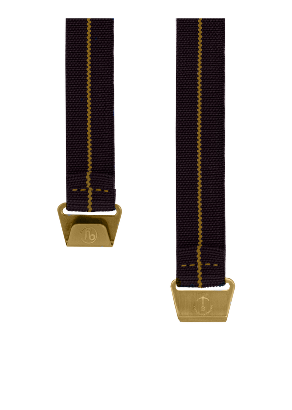 YEMA Marine Nationale Parachute Watch Band Bronze 19mm | SYNAVZ22-AIPBZ