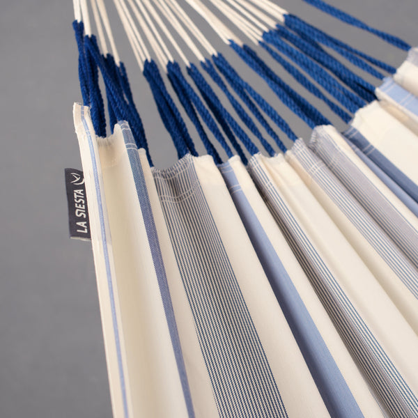 Elipso Outdoor Sea Salt - Weather-Resistant Double Hammock with FSC® certified Larch Stand