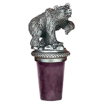Grizzly Bear Bottle Stopper