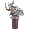 Elephant with Brass Horn Bottle Stopper