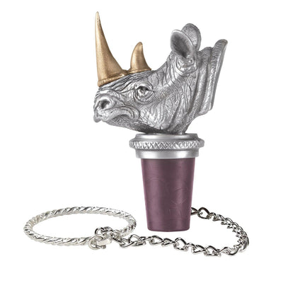Rhino Bottle Stopper