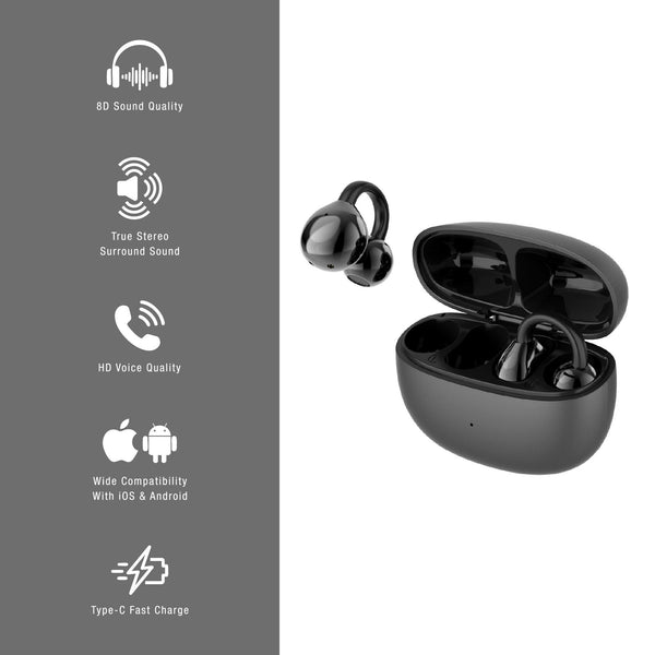 Total Audio Experience Set – Wireless Earbuds with 8D Sound + 360° Surround Speaker