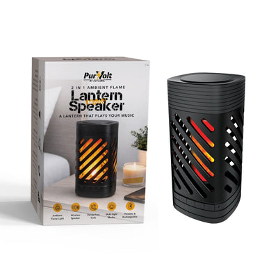 2-in-1 Ambient Flame Lantern Speaker