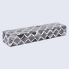 Moroccan Pattern Decorative Storage Box, Bone & Resin Inlay in 7 Sizes, Grey & White