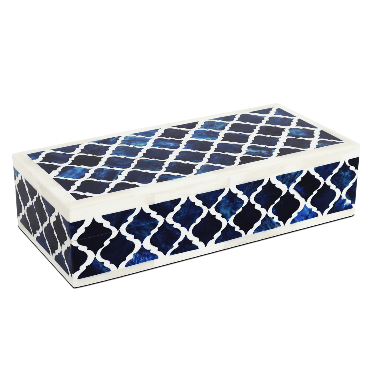 Decorative Box Patisserie Classic Collection Bone & Resin Inlay in 7 Sizes
