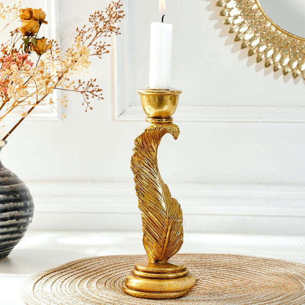 Decorative Feather Candle Holder VagabondVintage