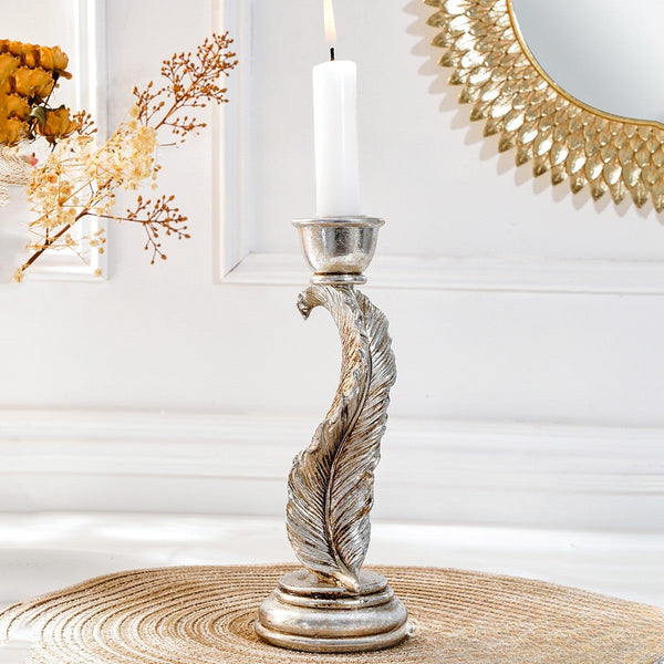 Decorative Feather Candle Holder VagabondVintage