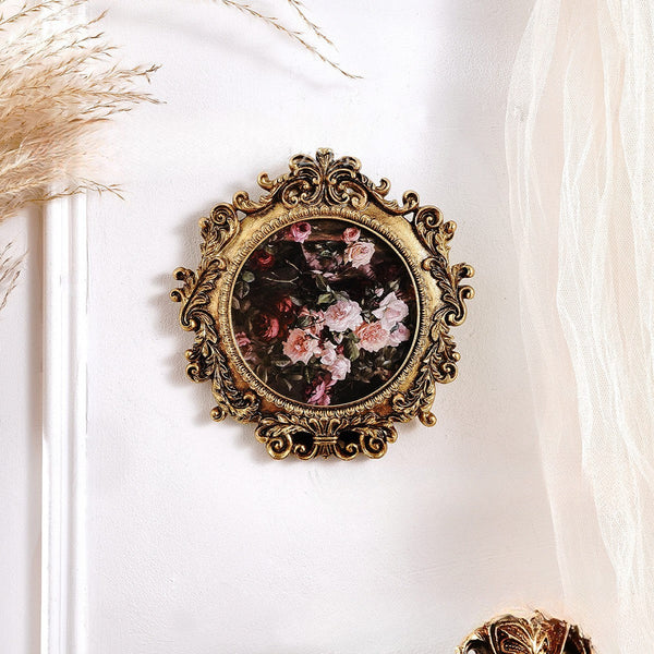 Round Ornate Photo Frame VagabondVintage