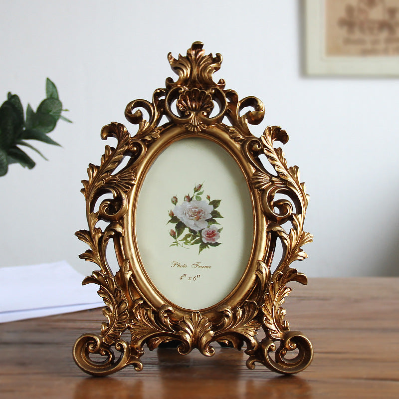 Baroque Crown Oval Photo Frame VagabondVintage