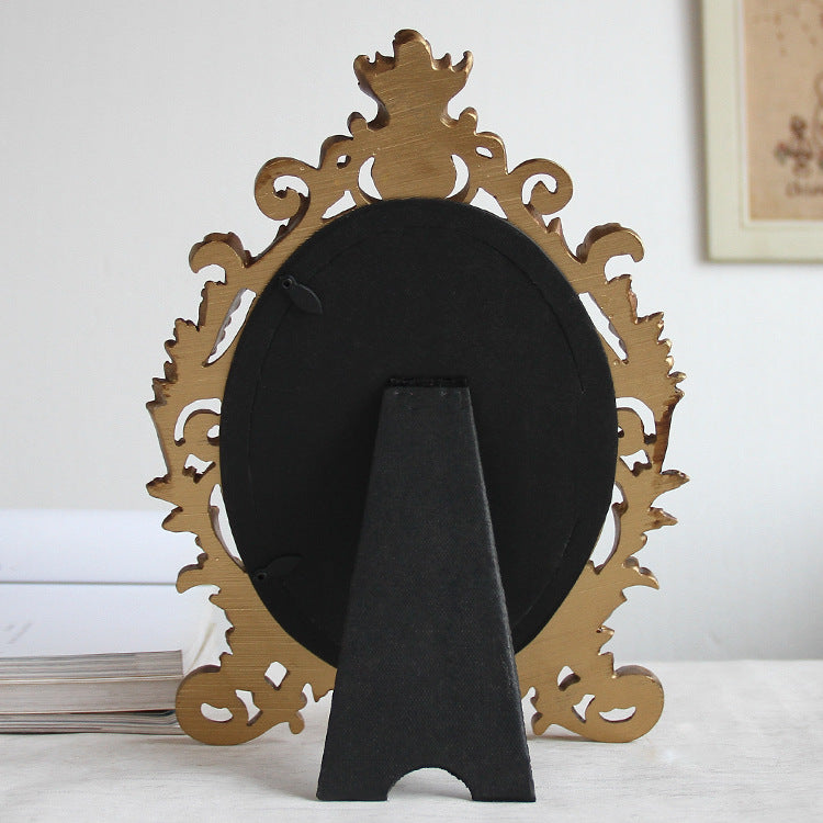 Baroque Crown Oval Photo Frame VagabondVintage
