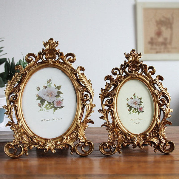 Baroque Crown Oval Photo Frame VagabondVintage