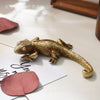 Gold Lizard Decorative Figurine