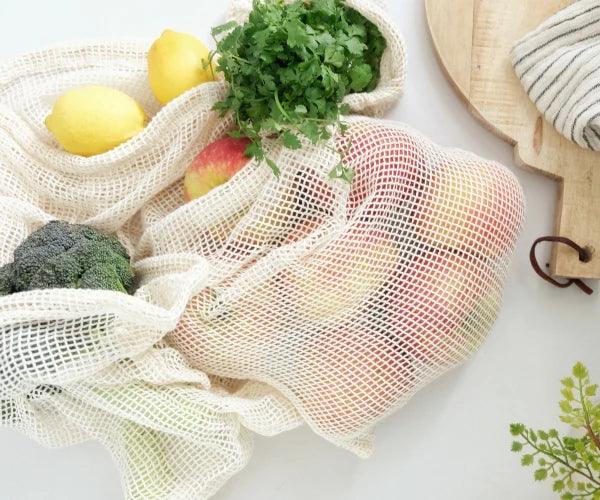 Mesh Shopping Bags Set of 6