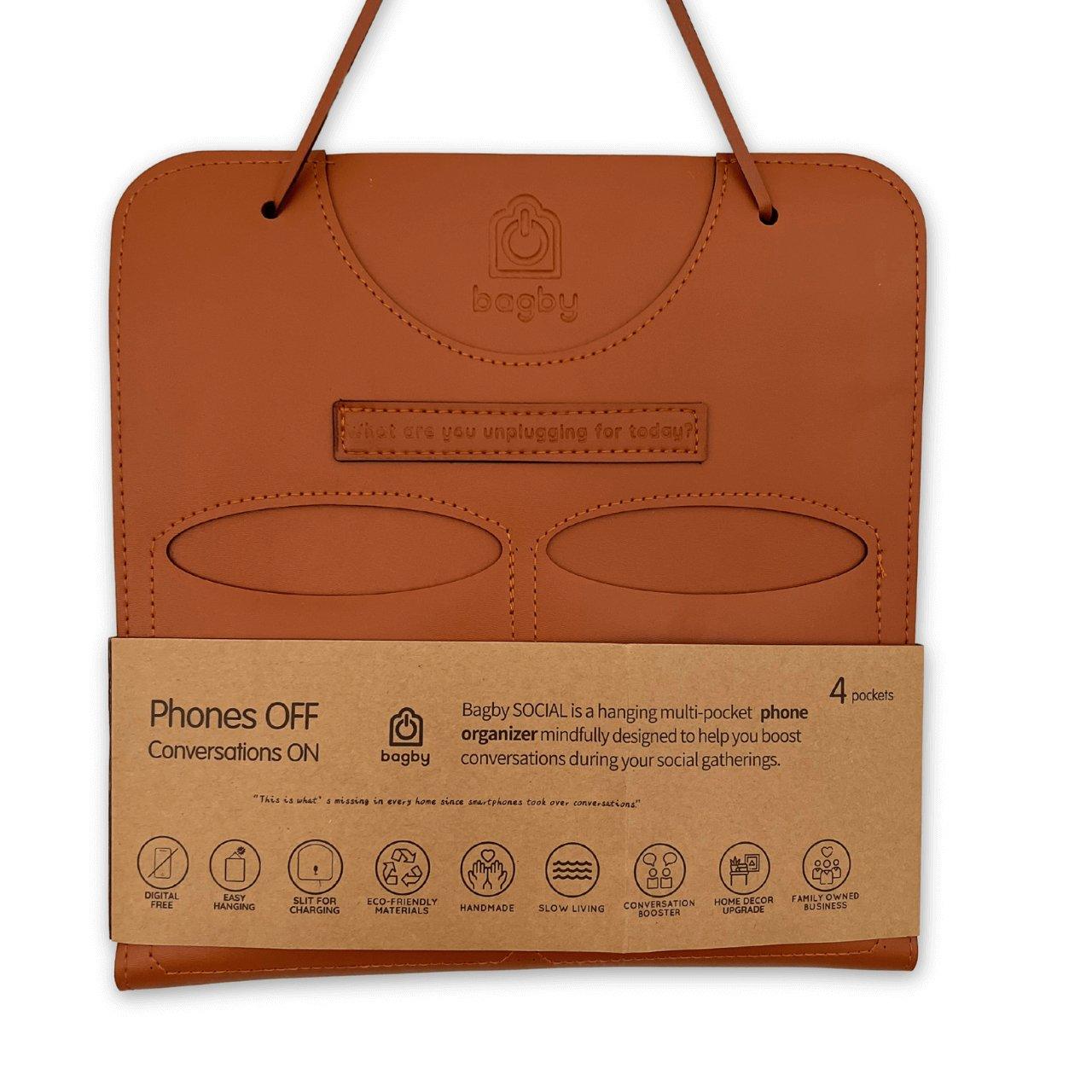 Bagby SOCIAL Vegan Leather - 4 Pocket Phone Holder