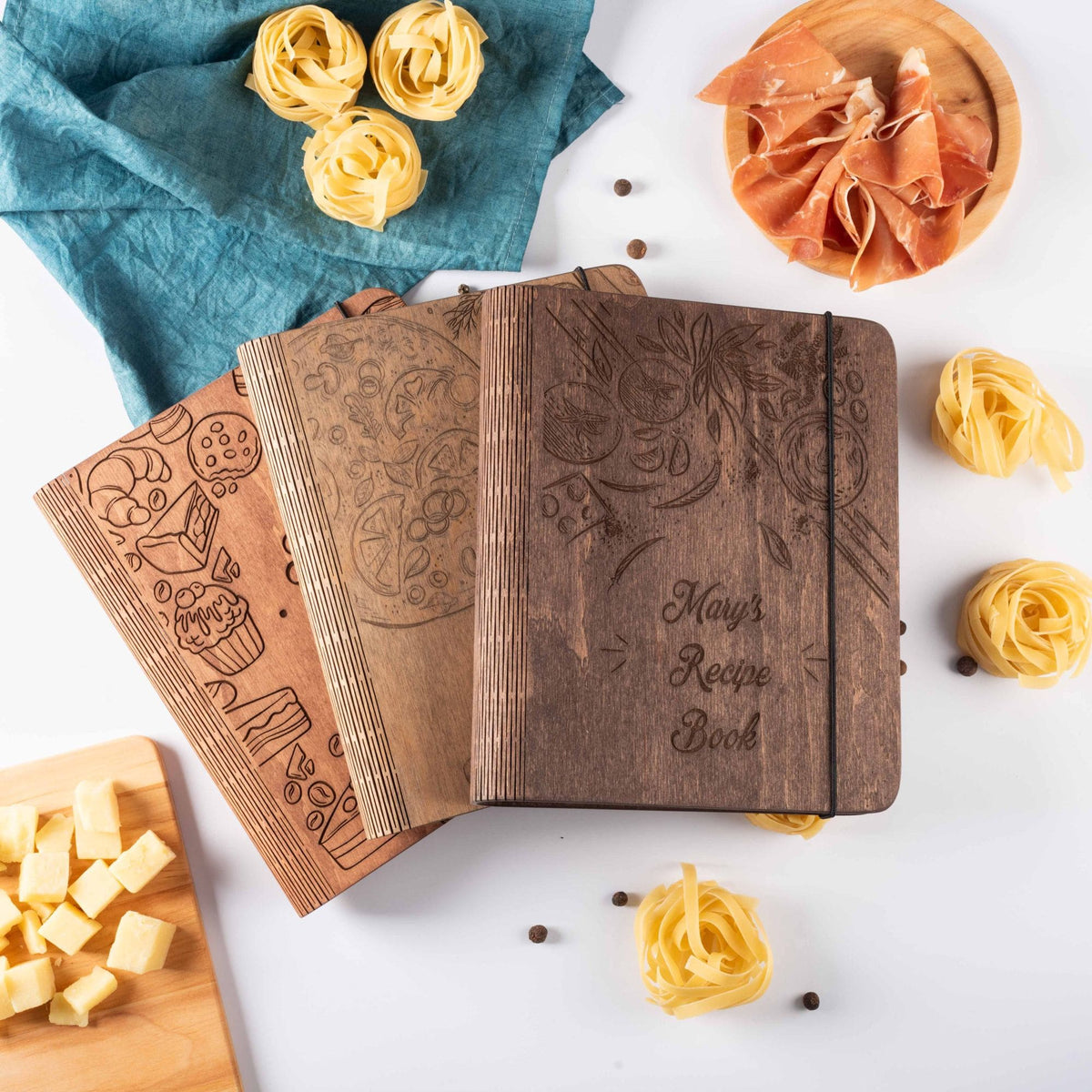 Wooden Recipe Book – Bakery Style