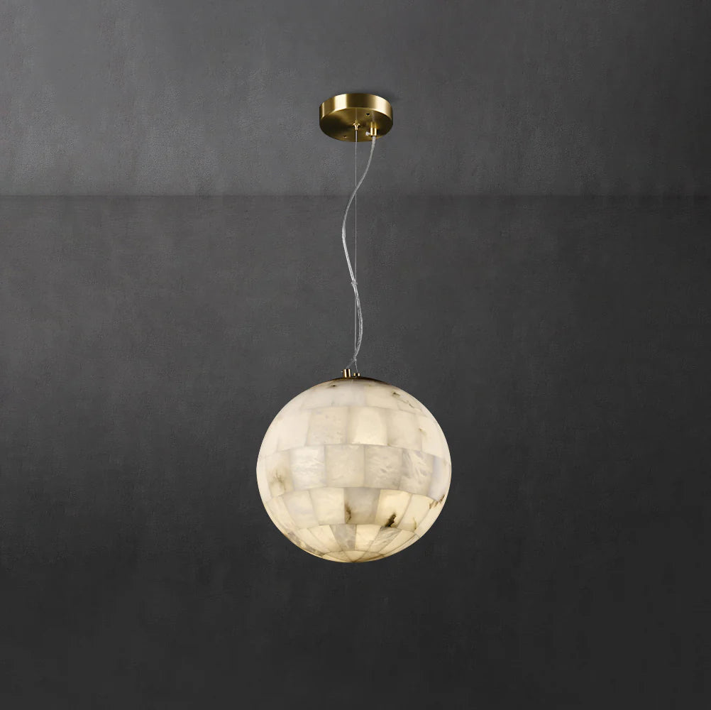 Ball Modern Alabaster Pendant Light