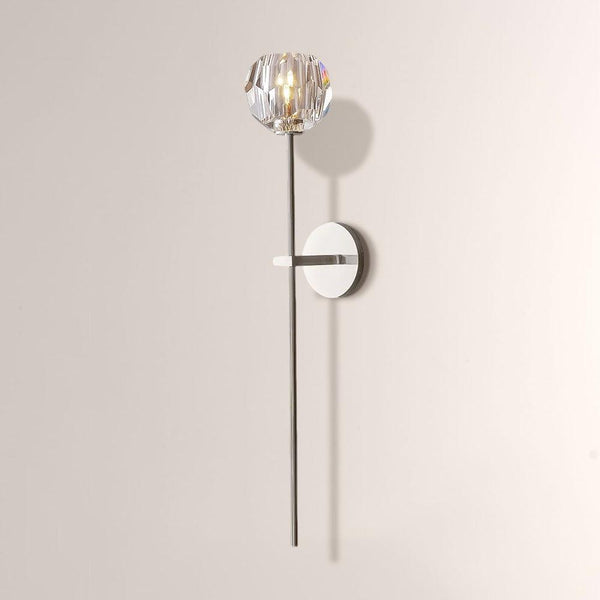 Luxury Crystal Wall Sconce Brass Bedroom Vanity Light