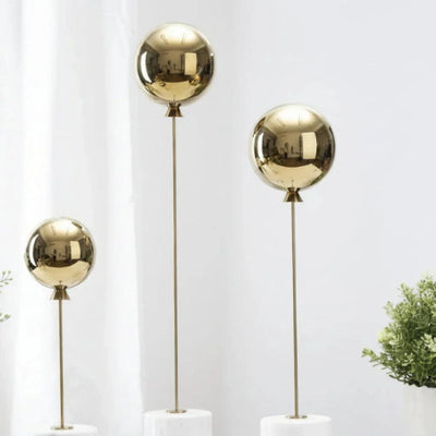 Balloon Sculpture Statue with Marble Base for Modern Home Decor