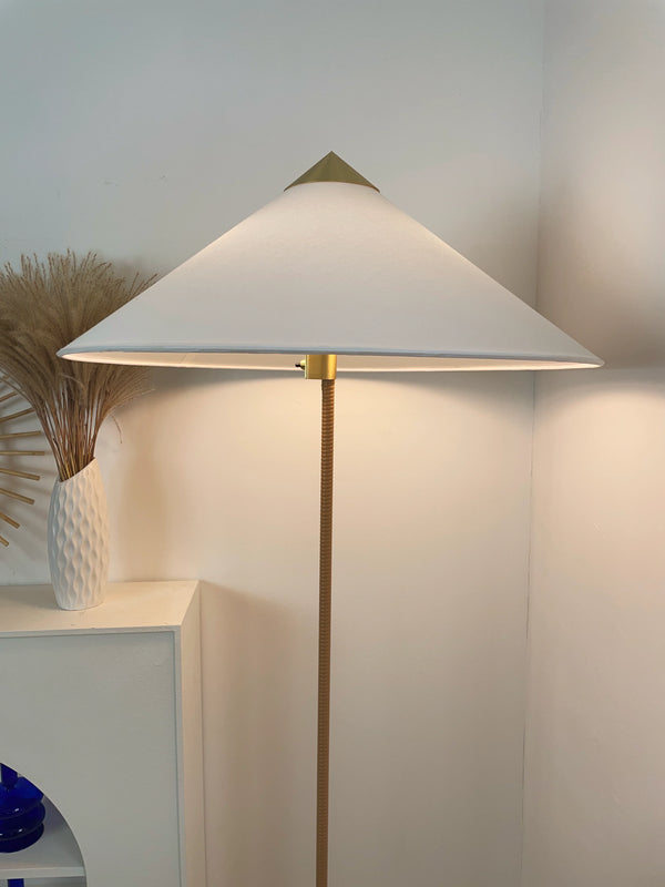Bamboo Hat Floor Lamp