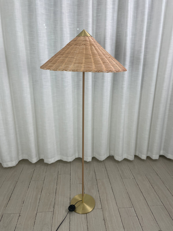 Bamboo Hat Floor Lamp