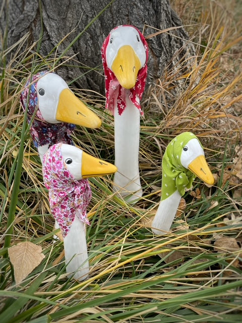 Goose with Scarf