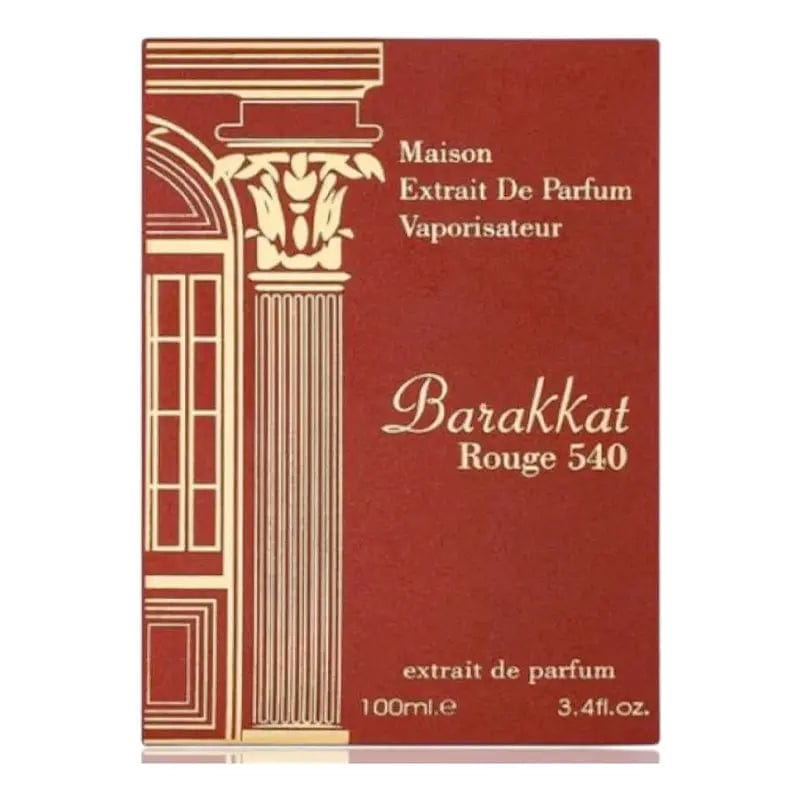 Barakkat Rouge 540 By Fragrance World For Women 3.4oz EDP Spray