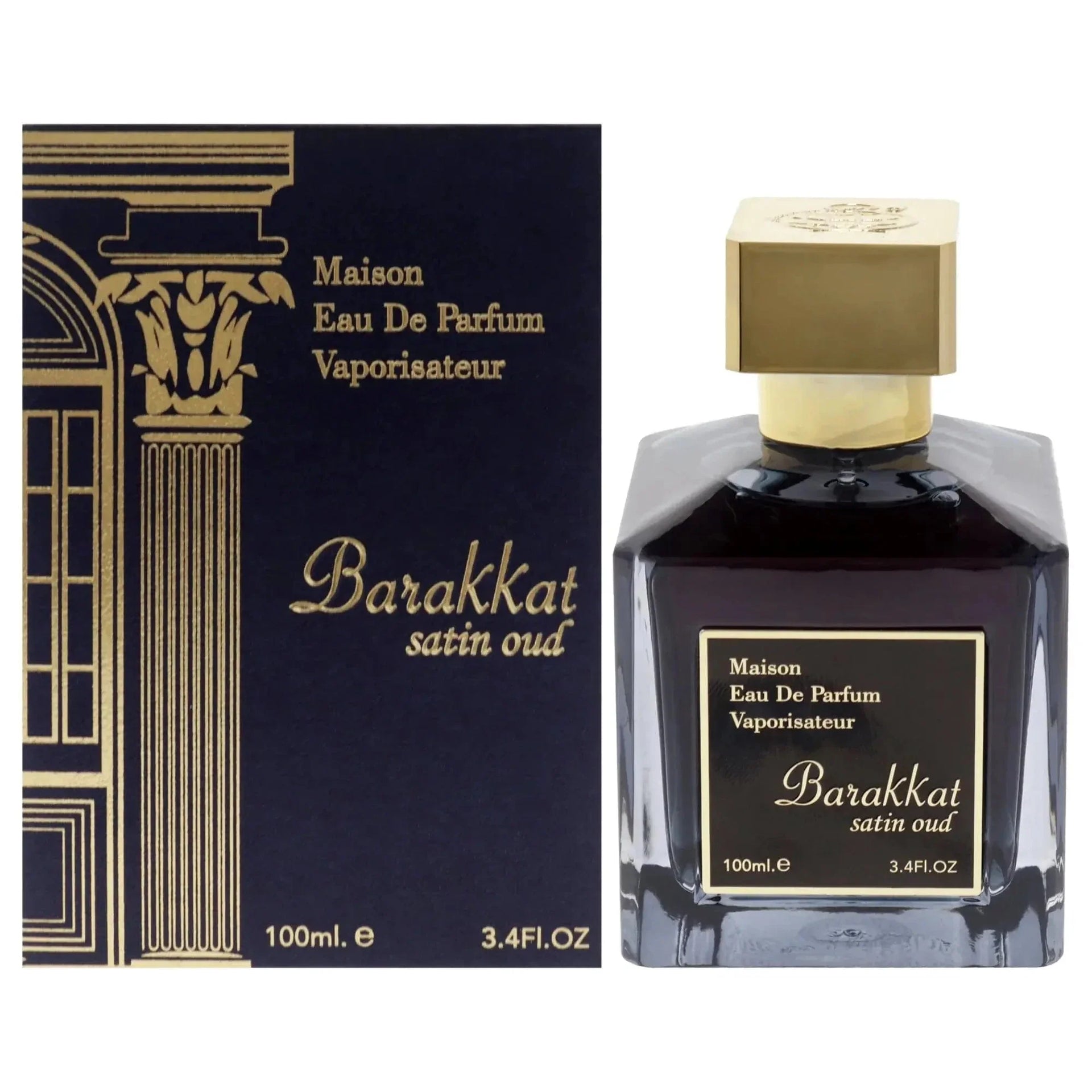 Barakkat Satin Oud By Fragrance World For Unisex 3.4oz EDP Spray
