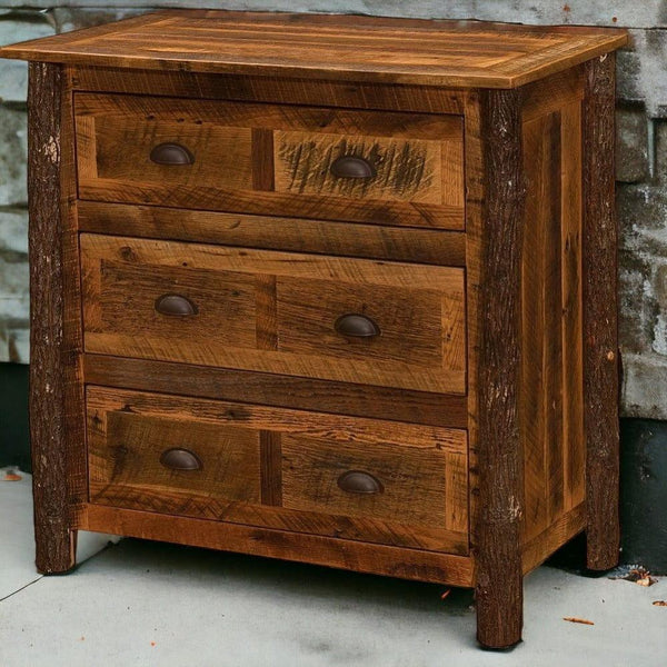 Barnwood 3 Drawer Chest - Gifts for You 'n Me