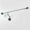 Base Wave Wall Lamp 47.2" - L120 x W34.5 x H36.5cm / L47.2 x W13.6 x H14.4″ / Black / Warm Light