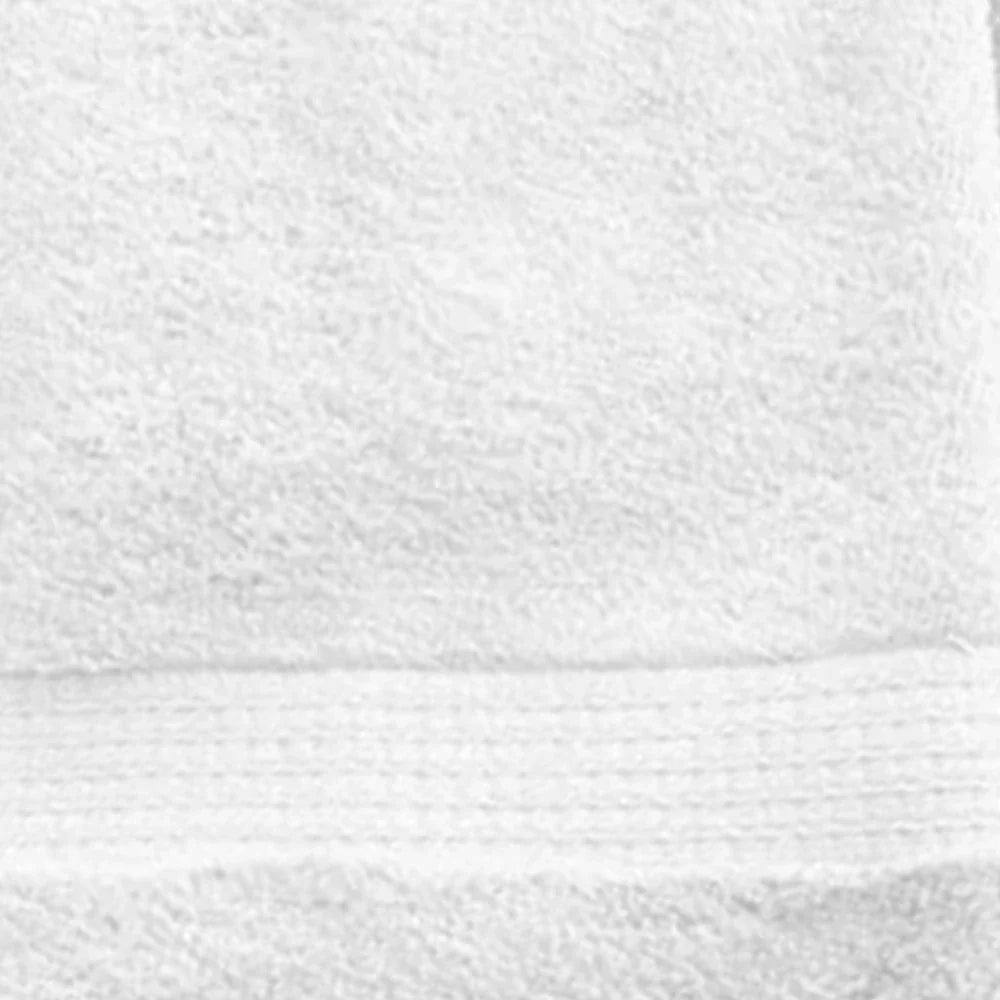 Cotton Terry Bath Towel, 30 x 70 in, White
