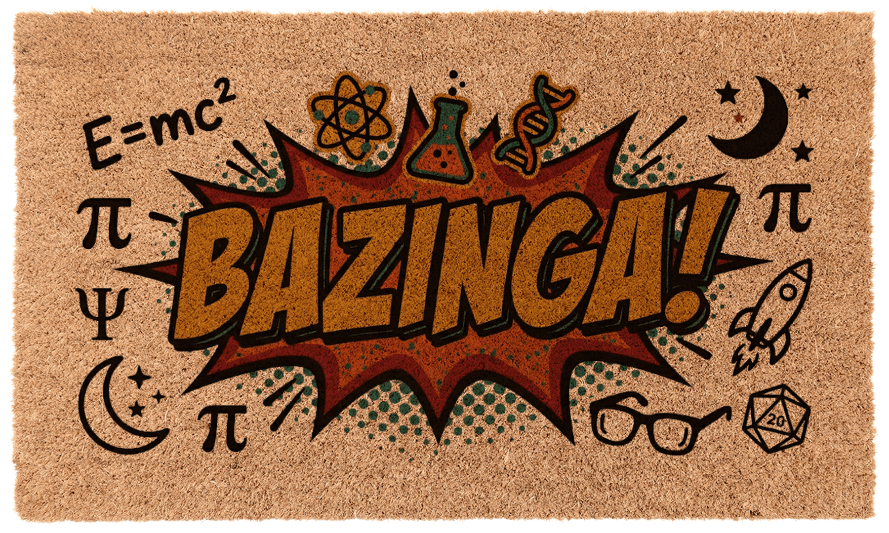 Bazinga! Coir Mat